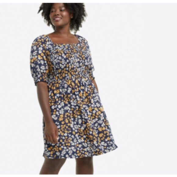 Draper James Women's Jo Dee Dress in Fall Field Flowers - Picture 1 of 9